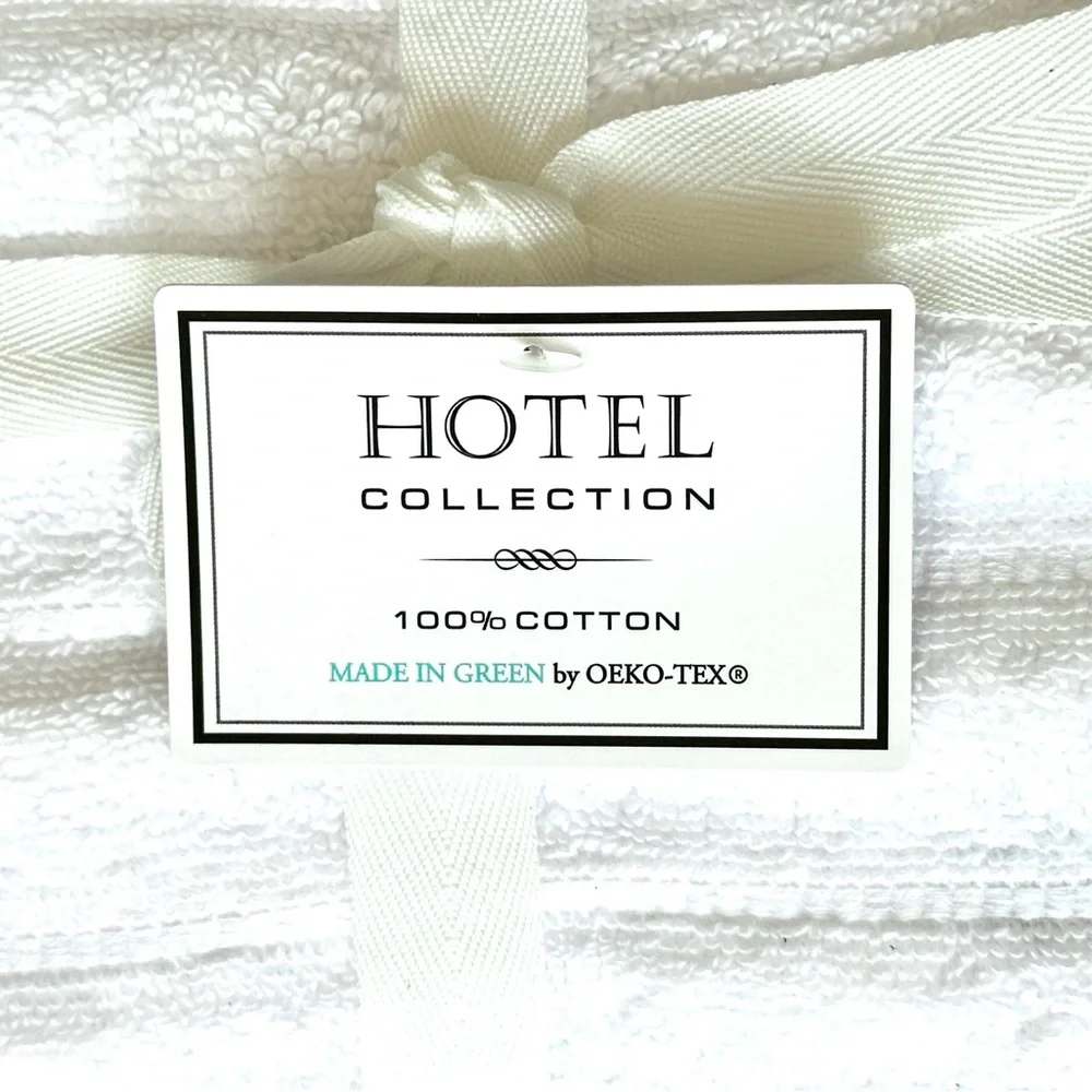 Hotel Collection 2 Pc Hand Towels Bathroom 100% Cotton SUSTAINABLY MADE …